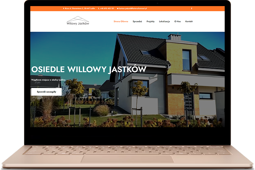 Strona internetowa Willowy Jastków